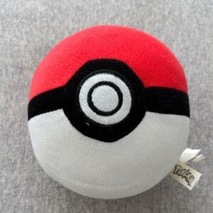 Pokemon Red and White Poké Ball Plush